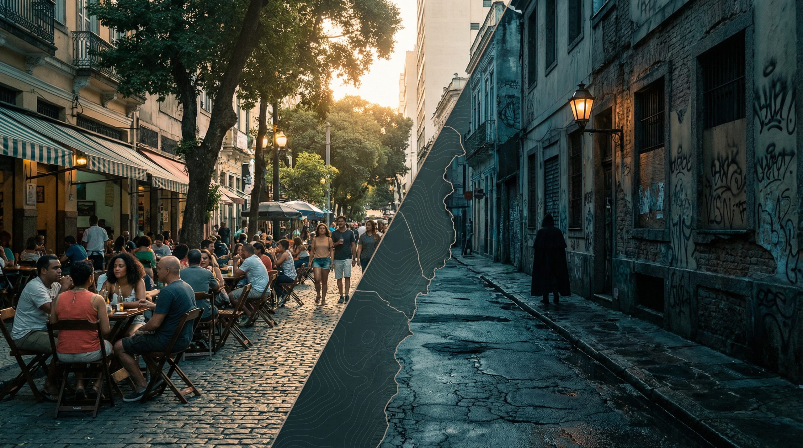 O abismo de segurança entre Bairros e Regiões vizinhos