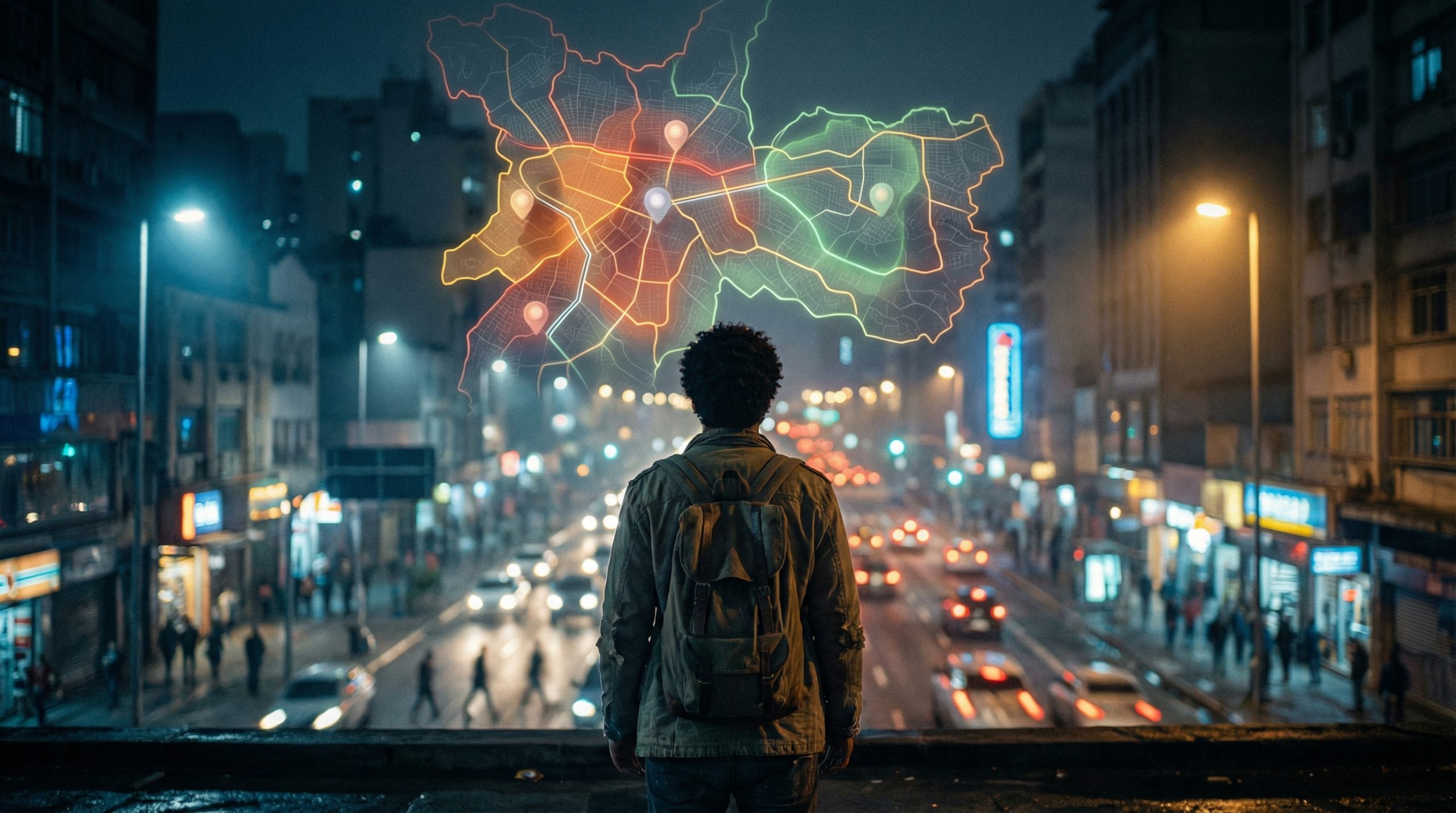 Agito noturno mascara riscos em Bairros e Regiões