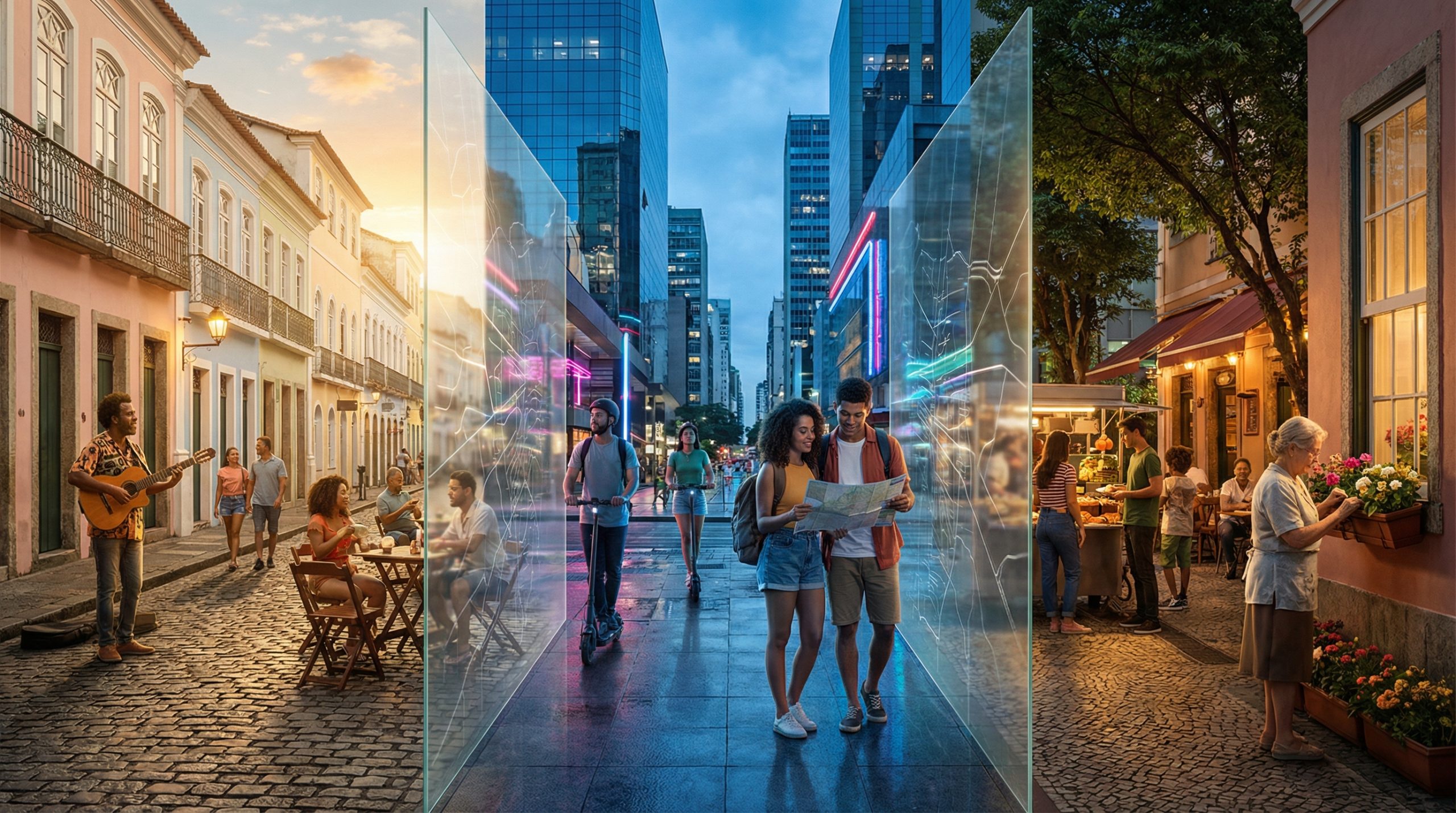 Muros invisíveis dividem a vibe dos Bairros e Regiões