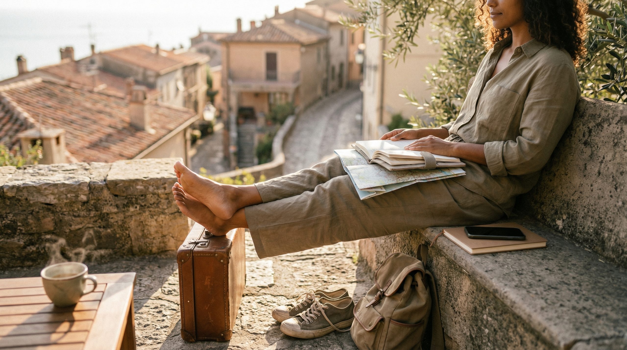 Tardes livres equilibram Roteiros por Dias (descanse as pernas)