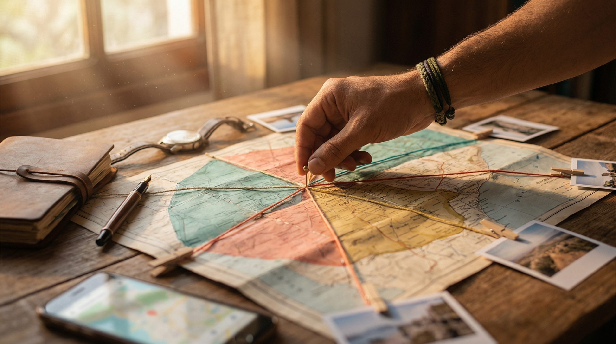 Mapas setorizados guiam Roteiros por Dias (foco na área)