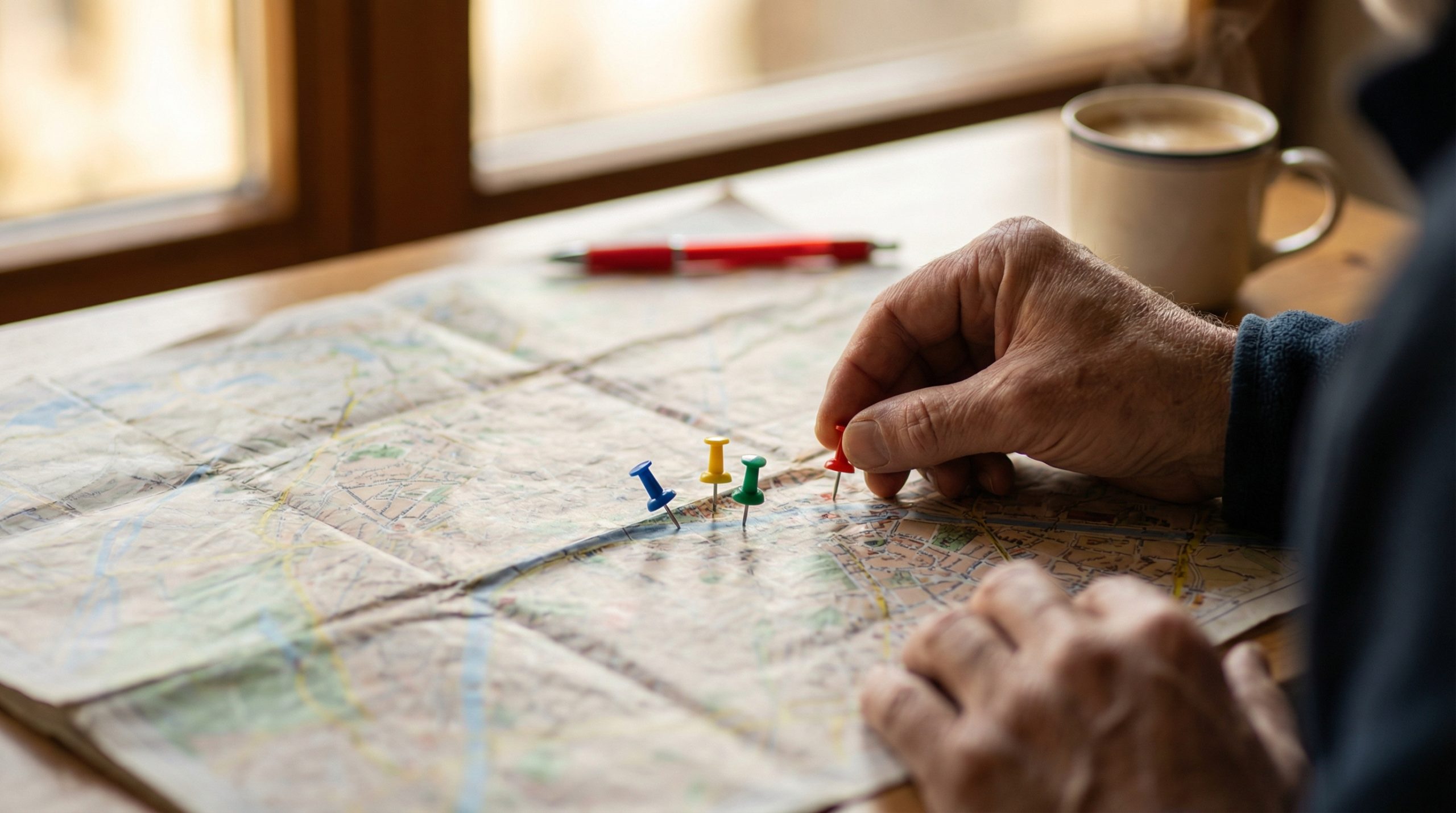 Mapas setorizados guiam Roteiros por Dias (foco na área) - 2