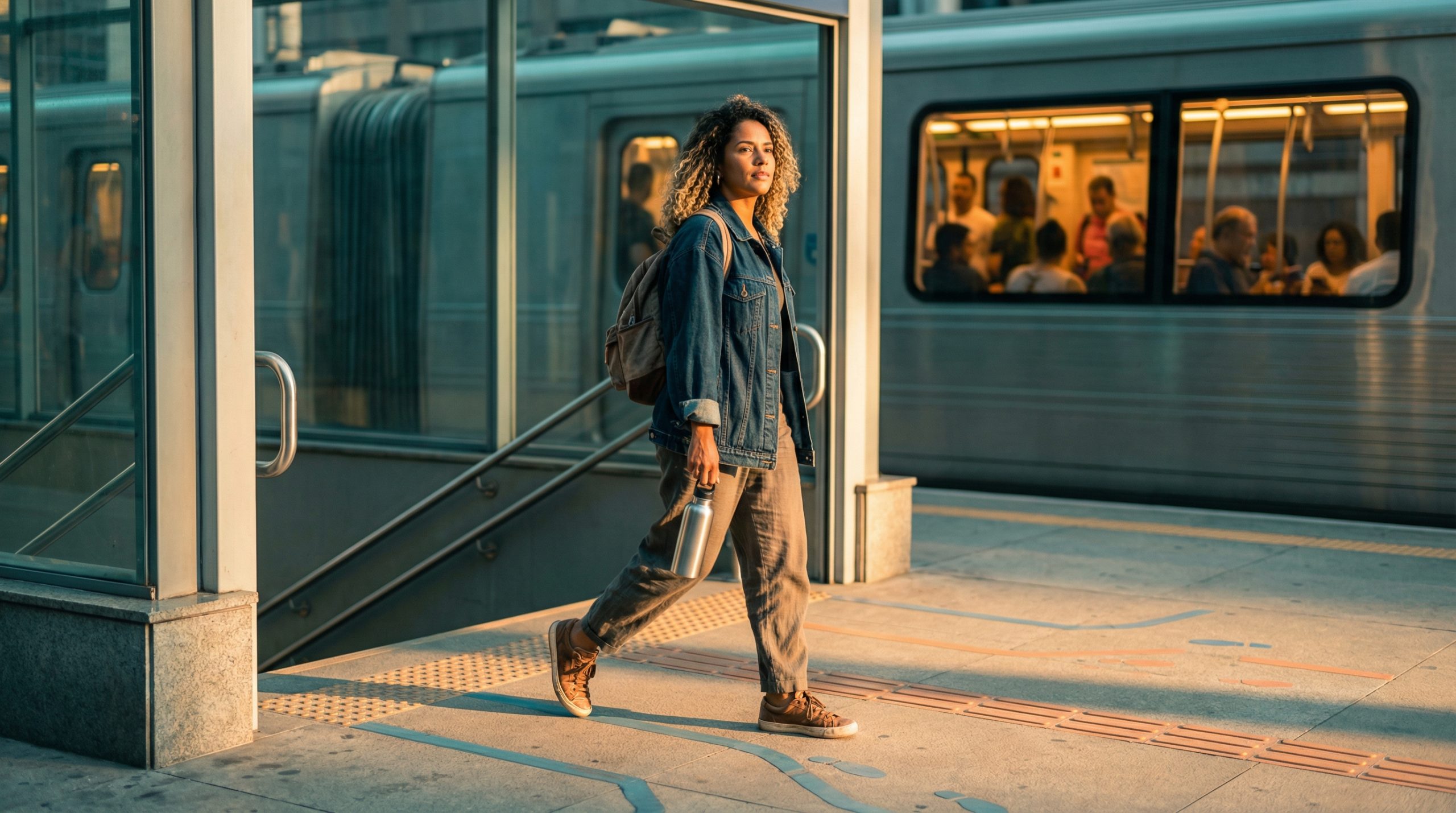 Transporte Local ágil (e barato) mescla metrô e caminhada