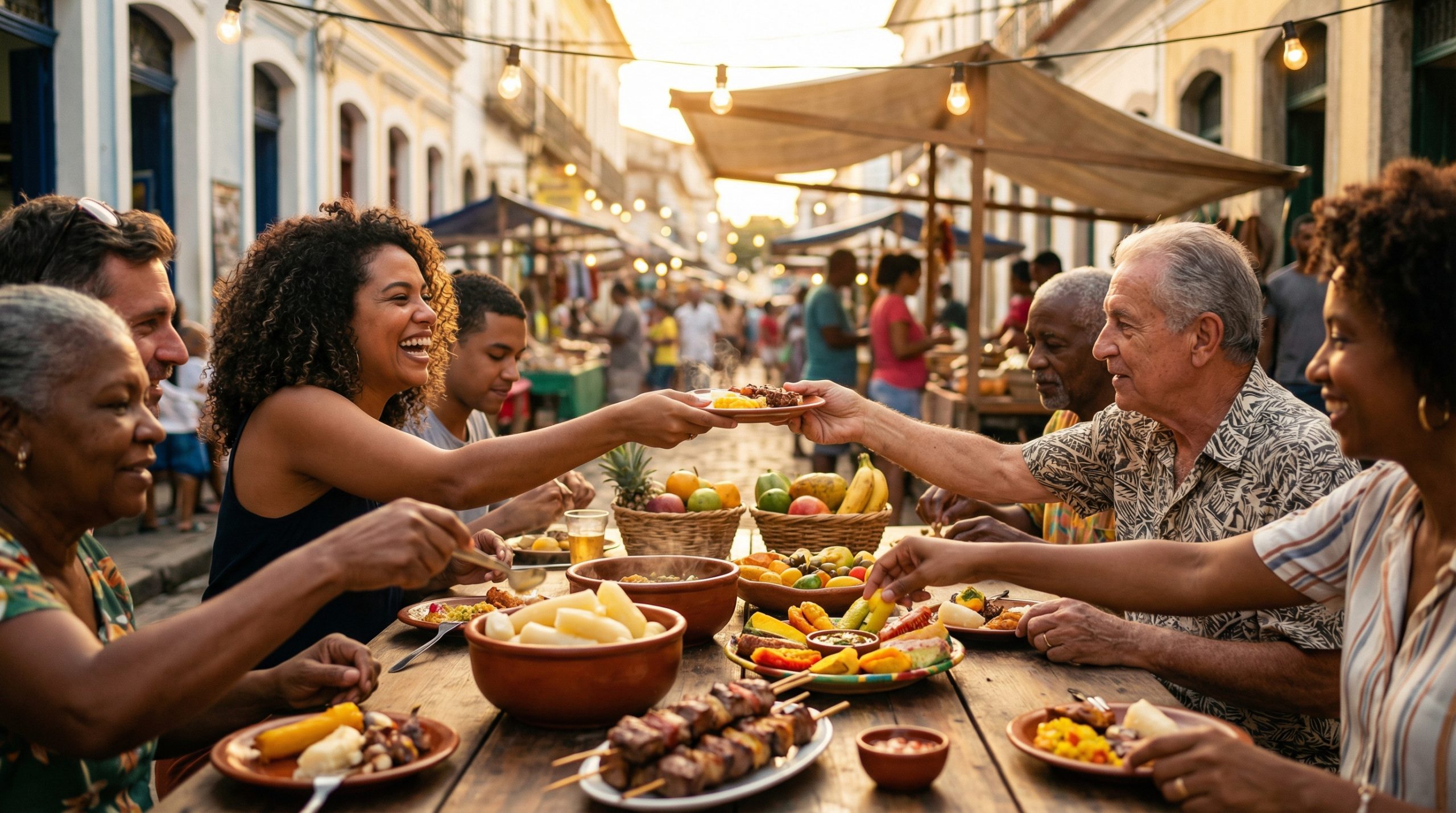 Fugir do centro revela Comidas e Costumes reais
