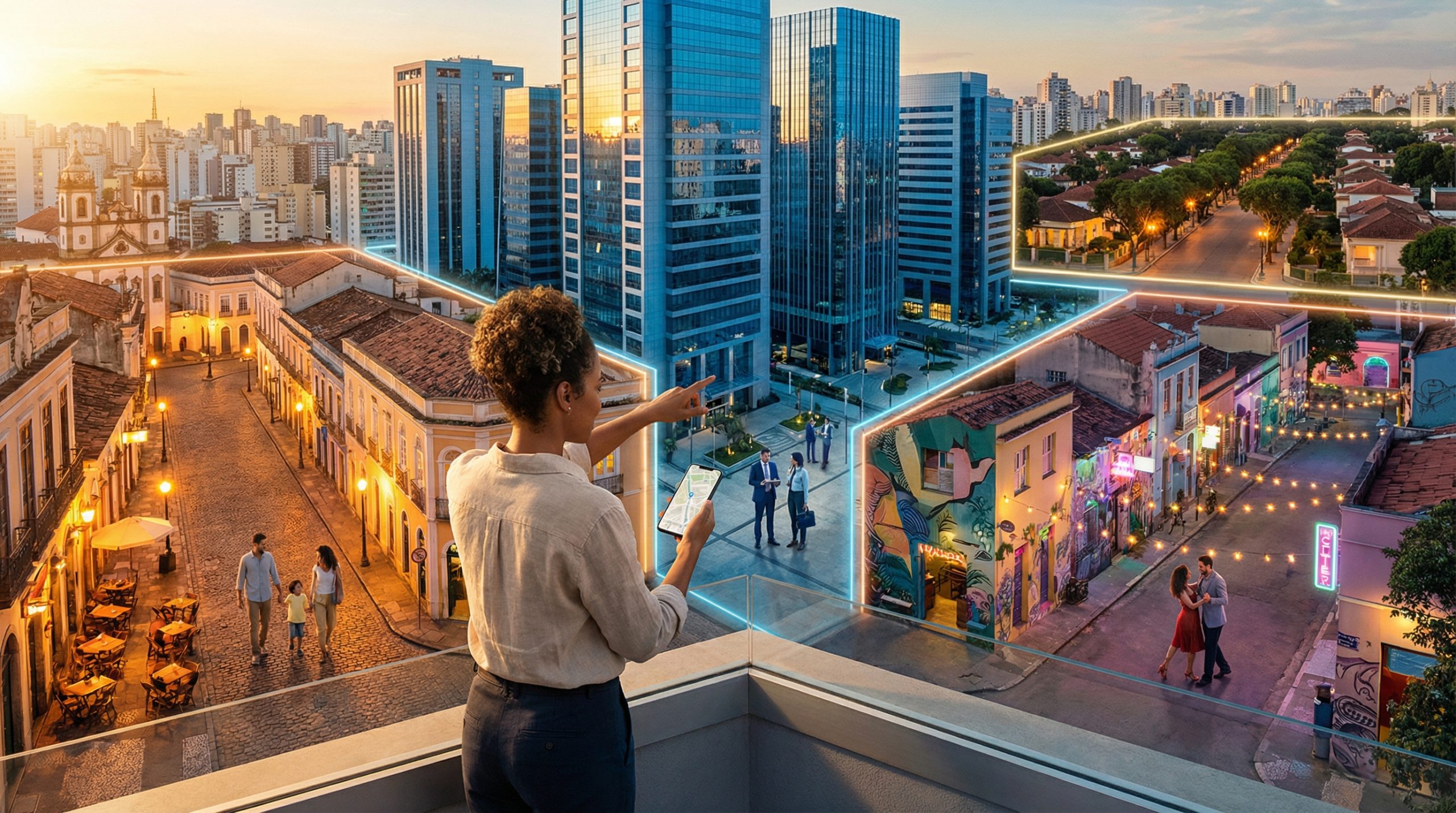 Fronteiras invisíveis ditam o ritmo de Bairros e Regiões